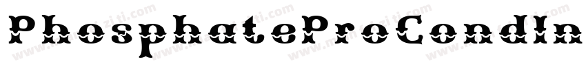 PhosphateProCondInline Regular字体转换